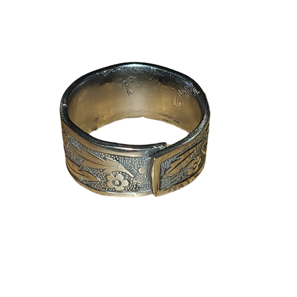 3/$30 Handmade Mens Vintage Spoon Ring L4 - Picture 4 of 5